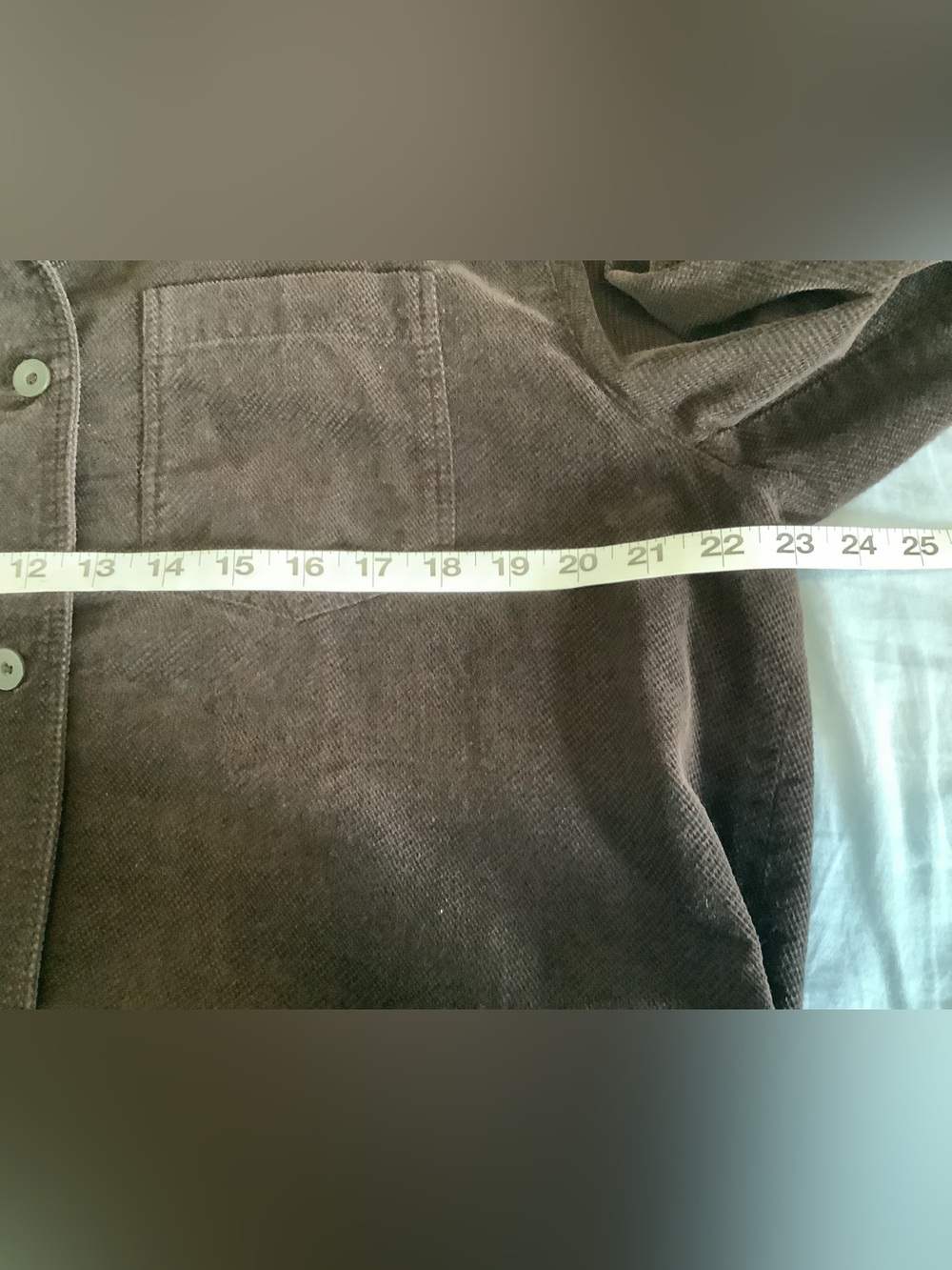 Liz Claiborne Brown Corduroy Button Jacket - Picture 4 of 7